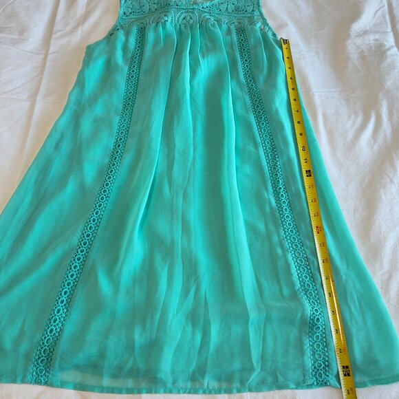 My Michelle Turquoise Mini Dress - Picture 10 of 12